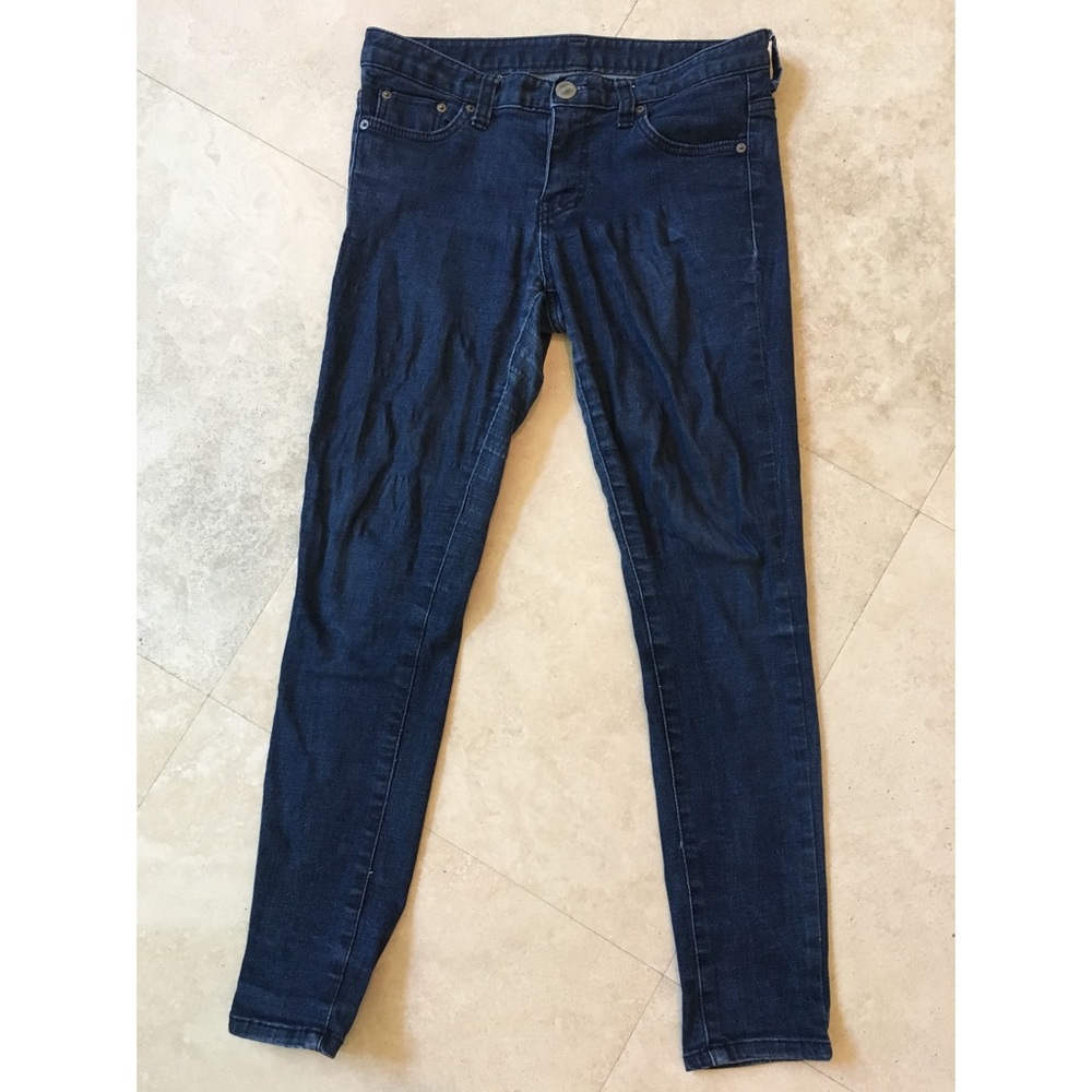 Daniel Ankle Length Dark Wash Skinny Jeans